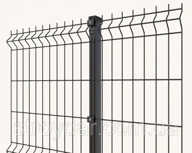 Сітка зварна для паркану 3D секційний паркан і огорожа, фото 1