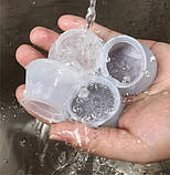 Силіконові круглі накладки на ніжки стільця стола меблів 4 шт сірі, фото 4