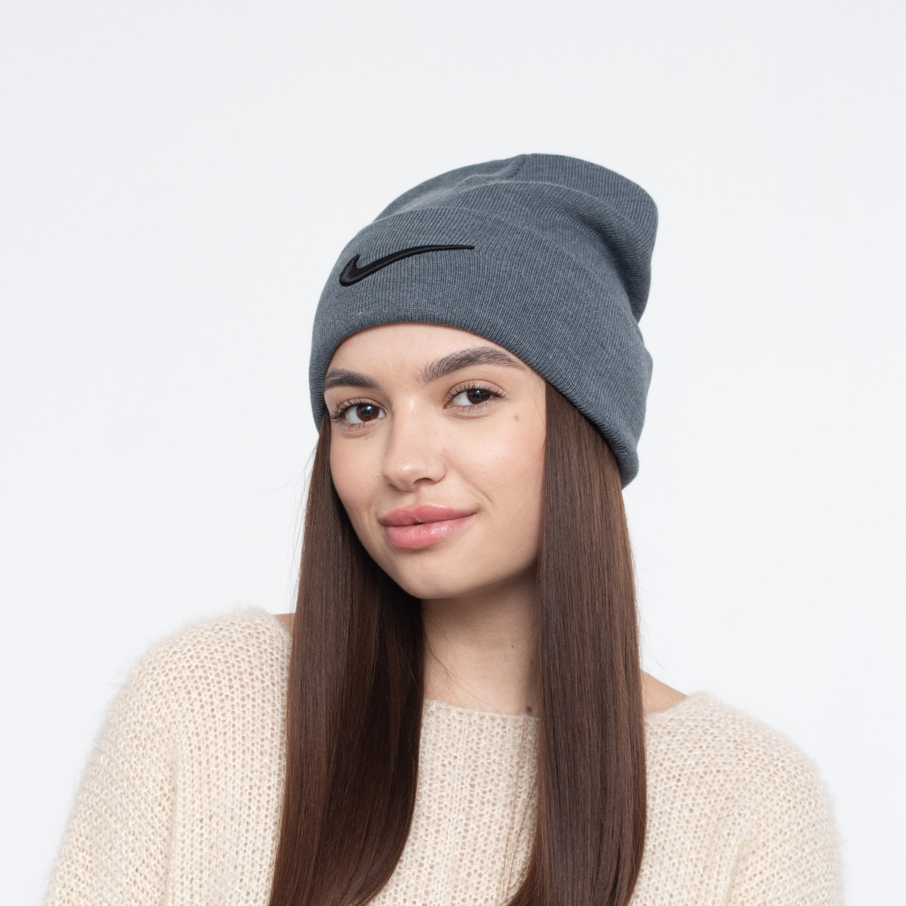 Шапка "Домік" Nike сірий