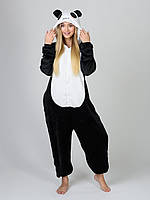 Кигуруми пижама женская Снежная Панда качественная мягкая зимняя теплая пижама