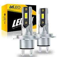 LED лампи Aileo H7 80w 18000lm (комплект 2шт) для ближнього, дальнього та протитуманок (Біле світло)