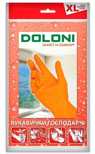 Рукавички DOLONI (4563) господарські XL (12/144шт/міш.), фото 1