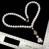 Підвіска. Натуральний перл і перидот. Срібло 925., фото 3