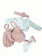 Одяг для ляльки Бебі Борн / Baby Born 43 см набір ніжно рожевий 8966, фото 2