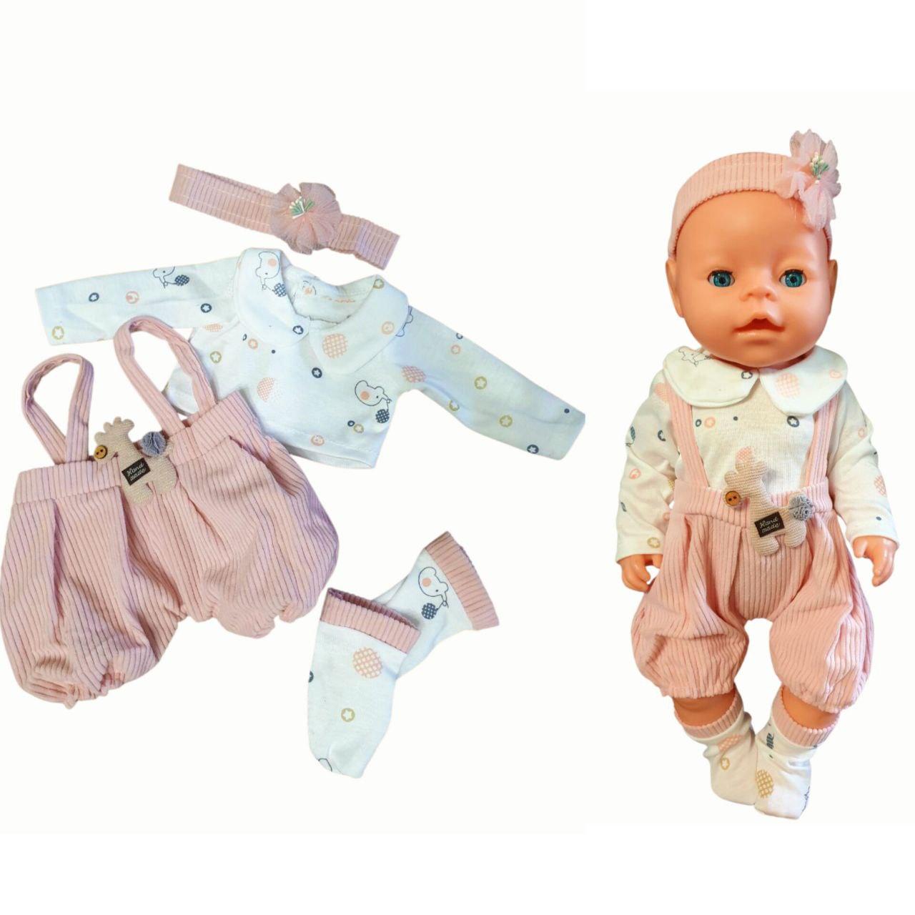 Одяг для ляльки Бебі Борн / Baby Born 43 см набір ніжно рожевий 8966, фото 1