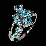 Каблучка. Натуральний апатит. Срібло 925., фото 3