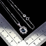 Підвіска. Натуральний топаз. Срібло 925., фото 3