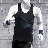 Сумка-бананка чоловіча/жіноча Sport 32×16 см з розширювачем поясна сумка або сумка через плече (02872)