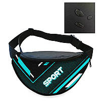 Сумка-бананка чоловіча/жіноча Sport 32×16 см з розширювачем поясна сумка або сумка через плече (02875)