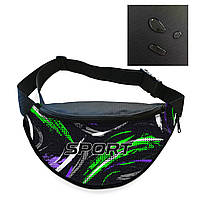 Сумка-бананка чоловіча/жіноча Sport 32×16 см з розширювачем поясна сумка або сумка через плече (02889)
