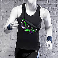 Сумка-бананка чоловіча/жіноча Sport 32×16 см з розширювачем поясна сумка або сумка через плече (02890)