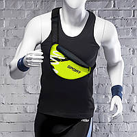 Сумка-бананка чоловіча/жіноча Sport 32×16 см з розширювачем поясна сумка або сумка через плече (02894)