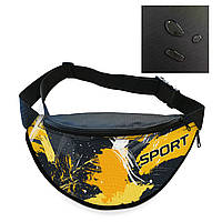 Сумка-бананка чоловіча/жіноча Sport 32×16 см з розширювачем поясна сумка або сумка через плече (02895)