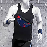 Сумка-бананка чоловіча/жіноча Sport 32×16 см з розширювачем поясна сумка або сумка через плече (02898)