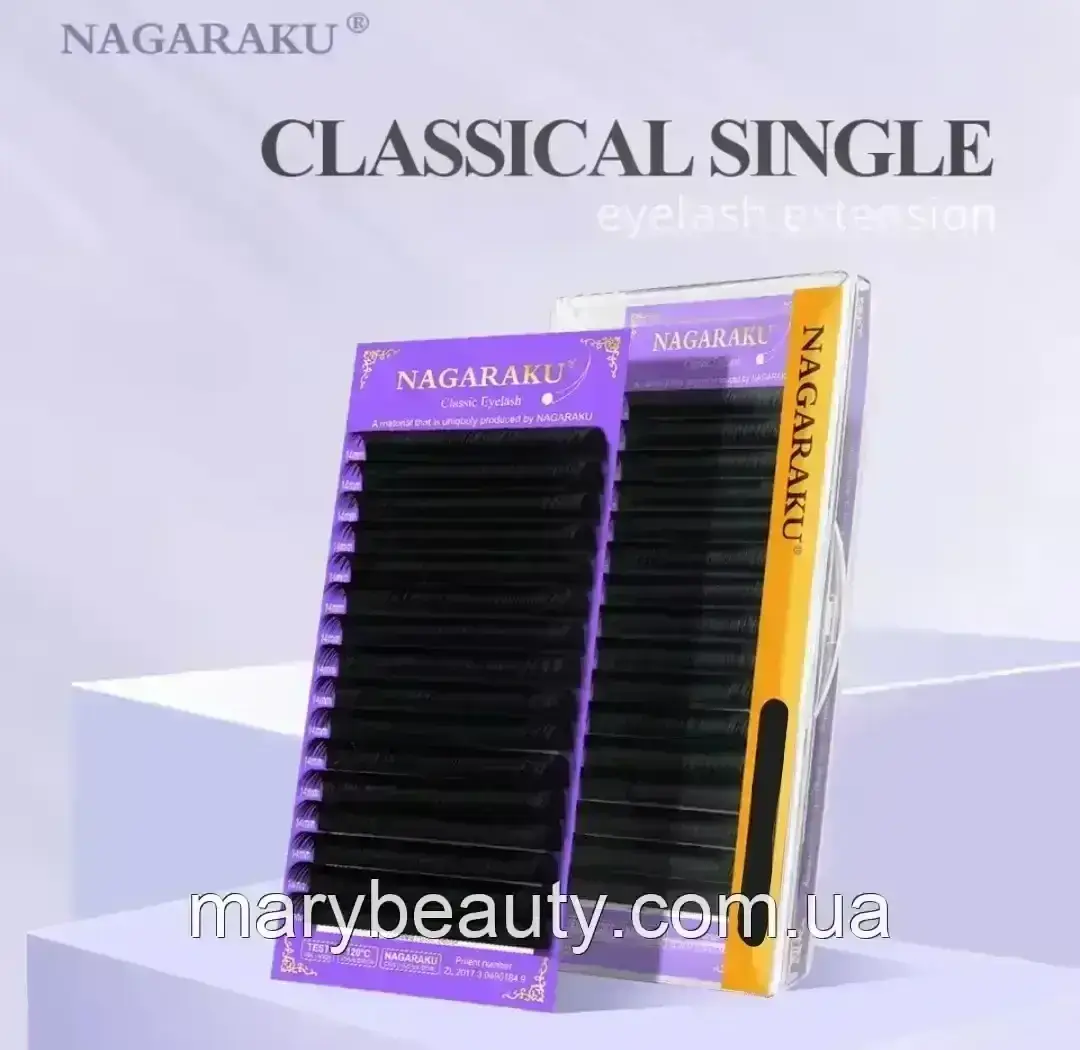 Вії чорні Nagaraku D 0.10 15mm окрема довжина NEW, фото 1
