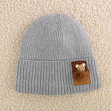 Шапка дитяча TM Talvi "Берлі" 48-50 р СІРА арт. 03273/180