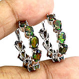 Сережки. Натуральний опал. Срібло 925., фото 2