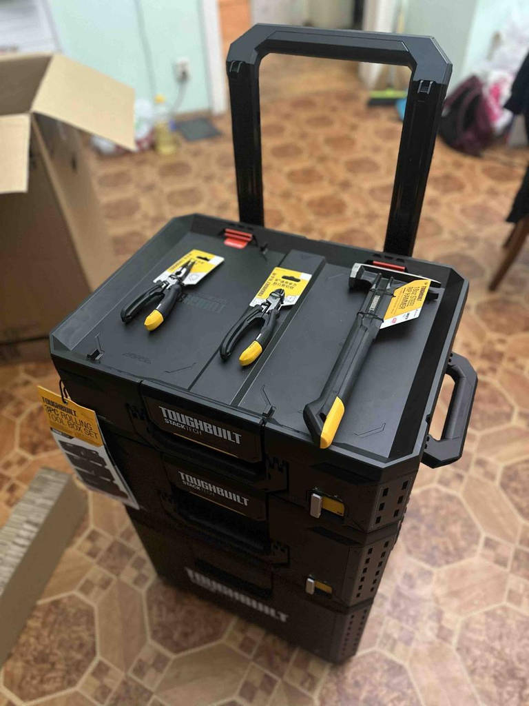 Набір ящиків для інструментів TOUGHBUILT StackTech TB-B1S3-B-70R - фото покупців 5