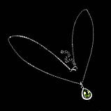 Підвіска. Натуральний перидот. Срібло 925., фото 2