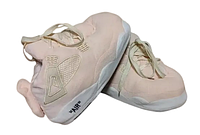 Стильные тапки-кроссовки Джордан бежевые р38-44