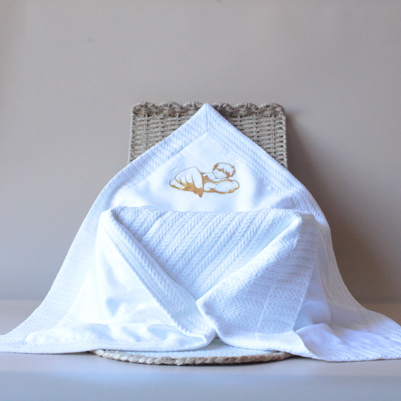 Крижмо Косичка BOKA 95x80 см Молочний (Kosychka_mol), фото 1