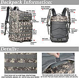 Армійський тактичний рюкзак CityPro 50L – для фронту та спецпідрозділів, фото 2