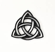 Підвіски пластик Finding Кулон кельтський вузл Трикветр з серіалу зачаровані або всі жінки відьми Чорний 33 мм х 34 мм х 2.2 мм