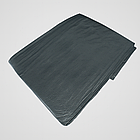 Сірий поліетиленовий тент 12×18 м "Grey" 100 г/м² — укривний тент від дощу і снігу, фото 3