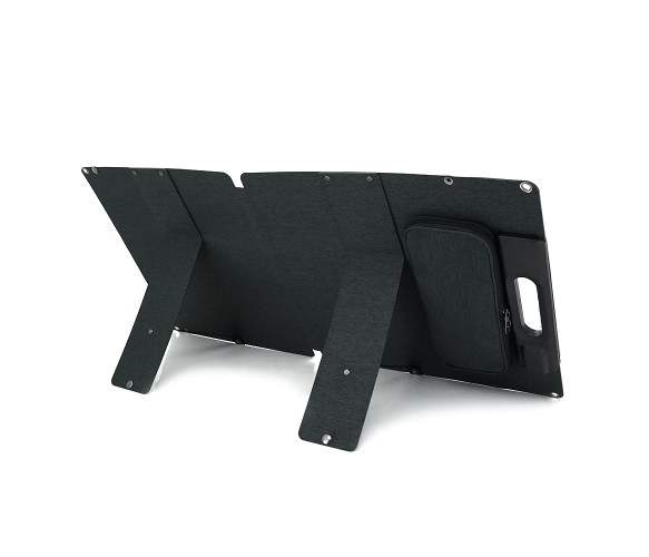 Розкладна сонячна панель 60 Вт BRAZZERS SP60 18V/60W з комплектом перехідників для гаджетів