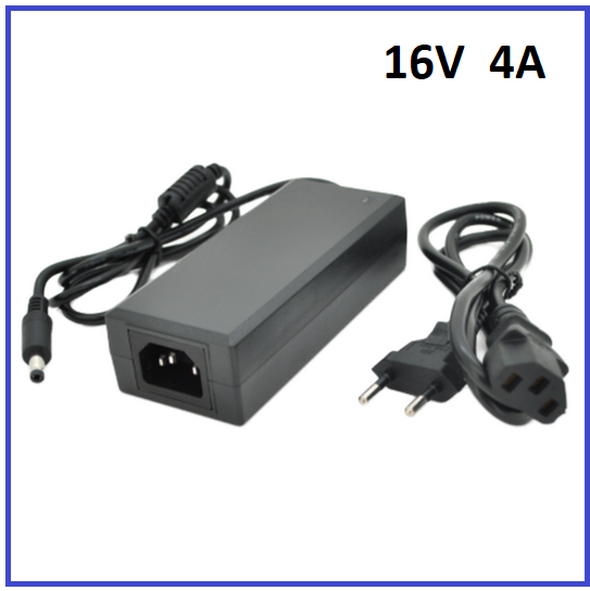 Імпульсний адаптер живлення Voltronic 16В 4А (64Вт) штекер 5.5/2.5, фото 1