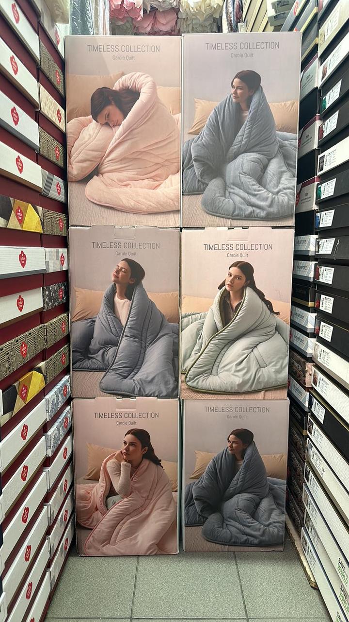 Ковдра бамбукова плюшева полуторний розмір 155 на 215 см AKN Туреччина, фото 1