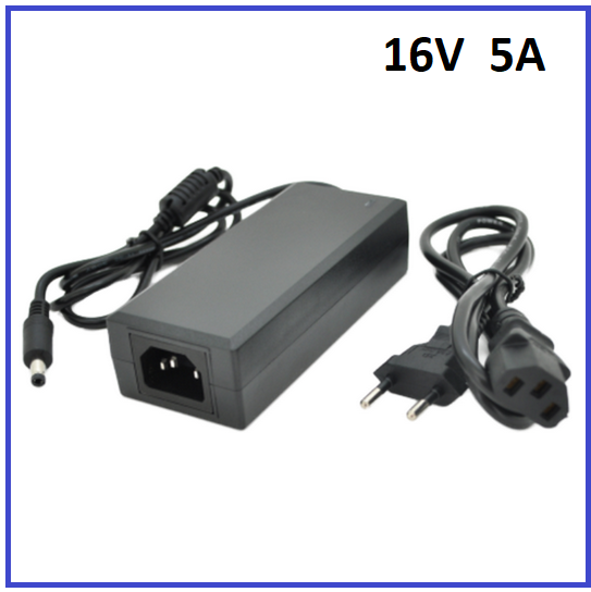 Імпульсний адаптер живлення Voltronic 16В 5А (80Вт) штекер 5.5/2.5, фото 1