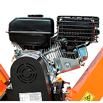 Професійний садовий бензиновий подрібнювач 6.5 к.с GTM GS6501, ножовий механізм (82889), фото 5