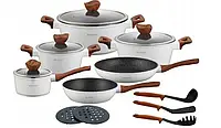 Набір посуду Edenberg EB-5622 з мармуровим антипригарним покриттям 15 предметів