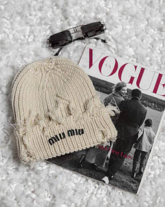 Шапка Míu Míu beg ВТ8004