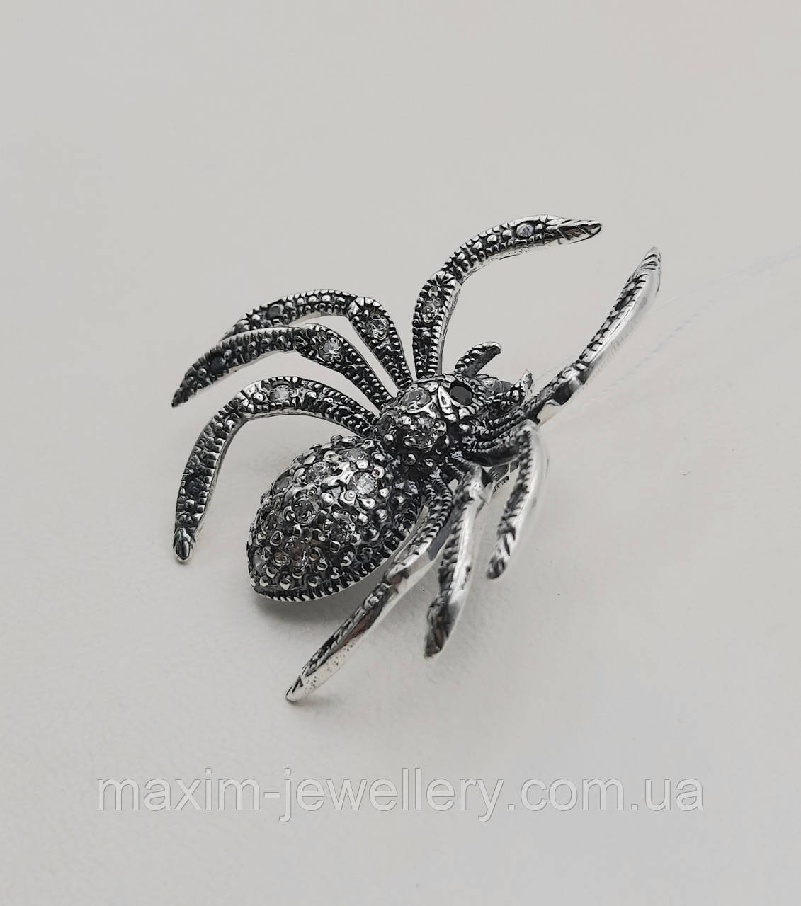 Срібна підвіска "Павук", фото 1