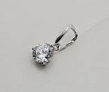 Підвіска з цирконієм зі срібла, фото 2