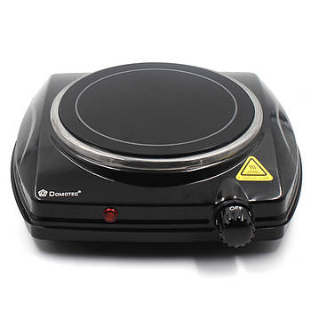 Електроплита спіральна на 1 комфорку Domotec MS 5851 / Плита електрична / Настільна плита кухонна