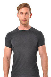 Термофутболка чоловіча з 30% вовни Kifa чорний (розміри: S, 2XL, 3XL)