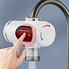 Електричний водонагрівач проточний 3400 Вт із нагріванням води за секунди для кухні або ванної кімнати, фото 6