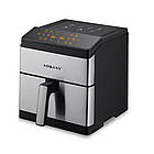 Аерофритюрниця 9.5 л 2200 Вт SK-10044 з цифровою панеллю керування готує без олії, фото 2