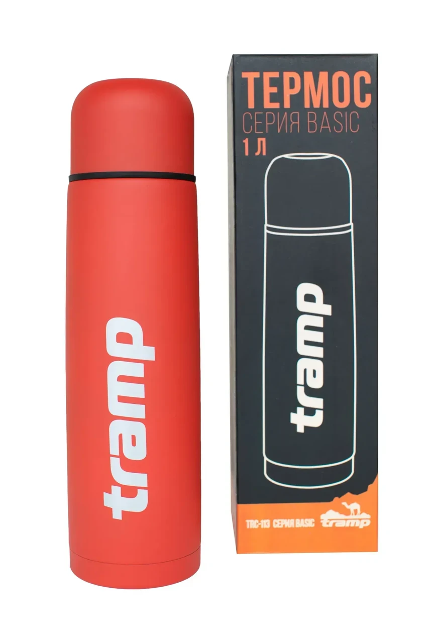 Термос Tramp Basic 1 л, красный, для чая и кофе (UTRC-113-red), фото 1