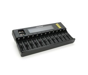 Зарядний пристрій Liitokala Lii-S12, 12+2 каналів, Ni-Mh/Li-ion/LiFePo4/крона