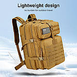 Армійський тактичний рюкзак BattleShield 50 л – для військових і виживання, фото 2