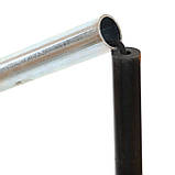 Ворота футбольні складні тренувальні 1шт білий 180х120см метал, фото 7