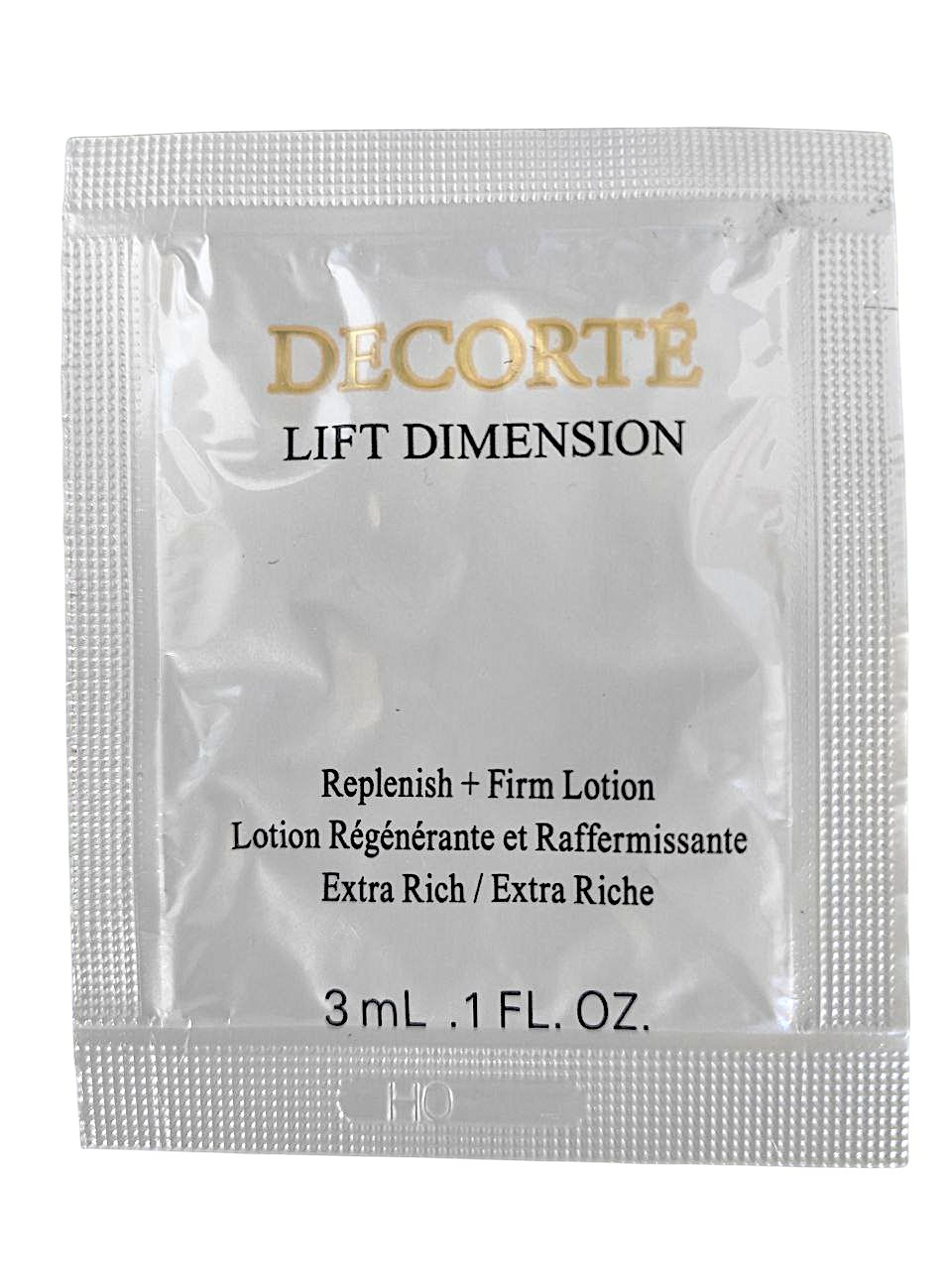 Kose Cosme Decorte Lift Dimension Replenish + Firm Lotion підтягуючий і зміцнюючий лосьйон, пробник 3 мл, фото 1