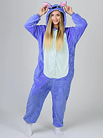 Кигуруми пижама женская Стич качественная мягкая зимняя теплая пижама S M L XL