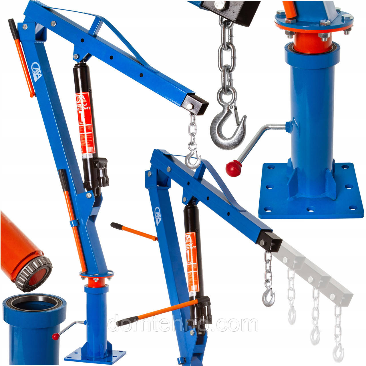 Кран поворотний гідравлічний Marpol M80406 на 1 тонну, фото 1