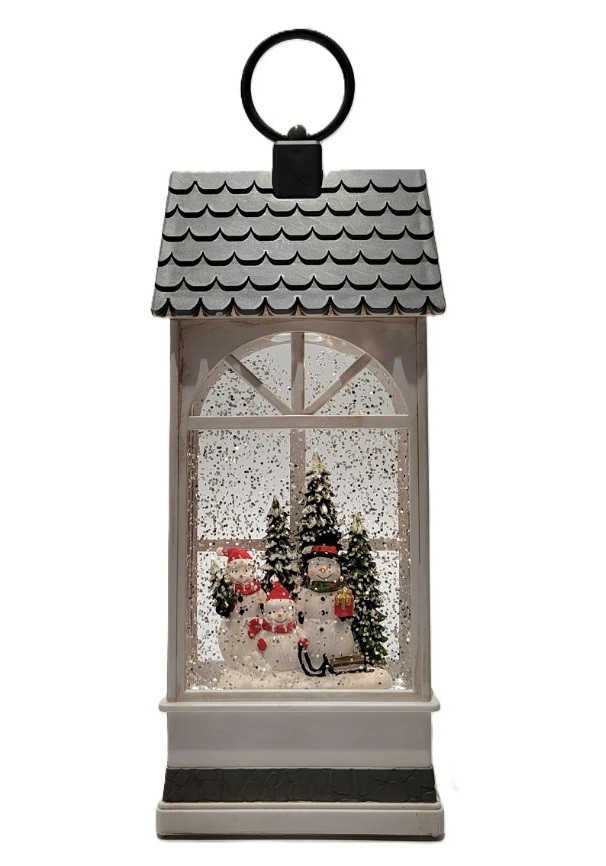 Новорічний нічник Ліхтар WDL-24074B з підсвіткою та музикою, фото 1