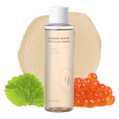 Heveblue Salmon Caring Centella Toner Тонер для обличчя з PDRN і центеллою, 200 мл